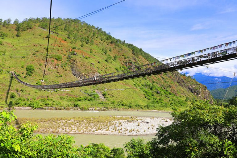 Cầu treo Punakha, Cầu treo Punakha, điểm đến Bhutan